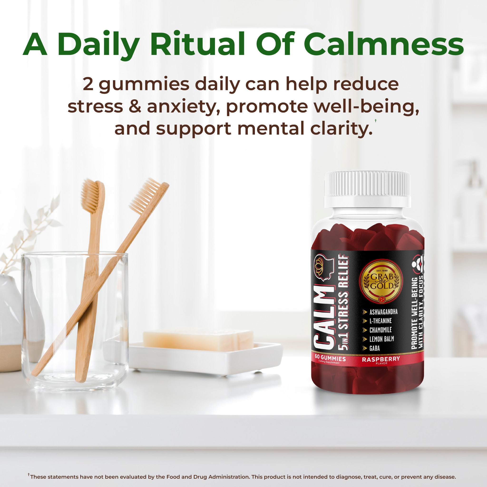 NEW! 5-in-1 Calm Gummies with Ashwagandha