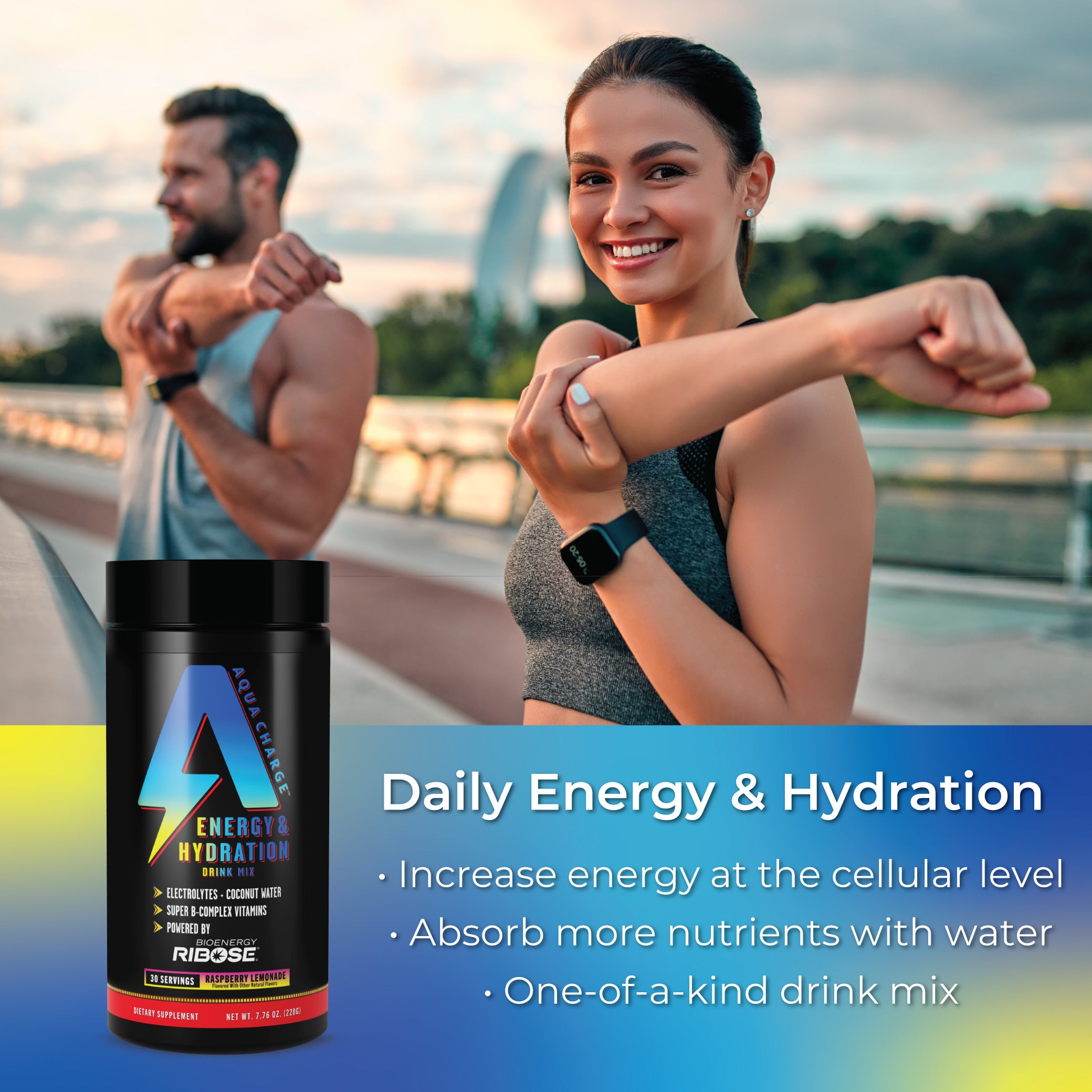 Aqua Charge - Energy & Hydration Drink Mix