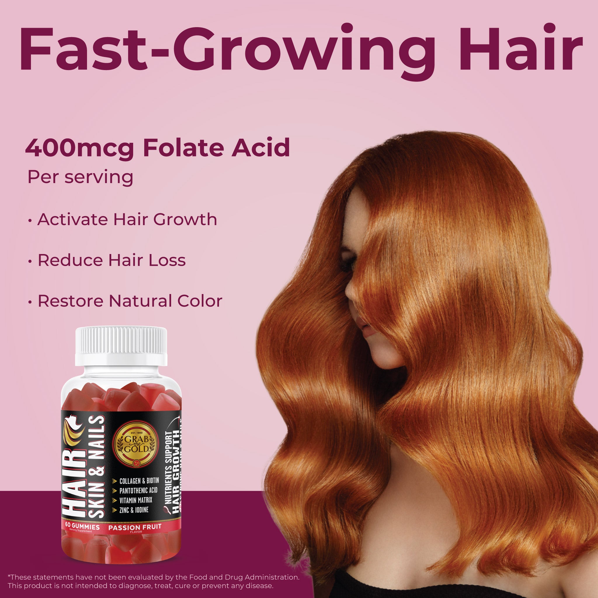 Nature Made Hair Skin and Nails with Biotin 2500 mcg Gummies, 90 Count -  Walmart.com