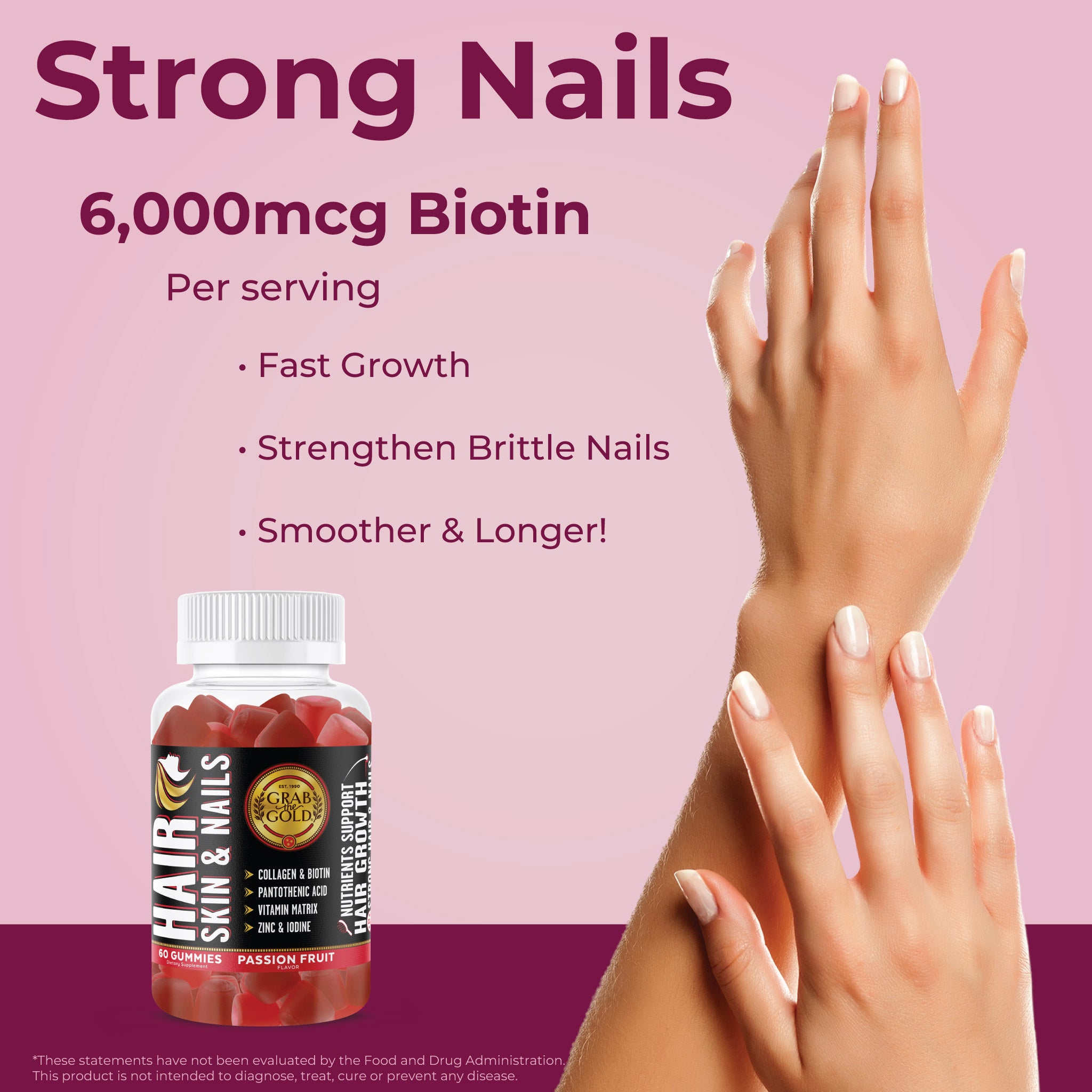 Nature's Bounty® Optimal Solutions Hair, Skin & Nails with Biotin and  Collagen, 80 Gummies | Meijer
