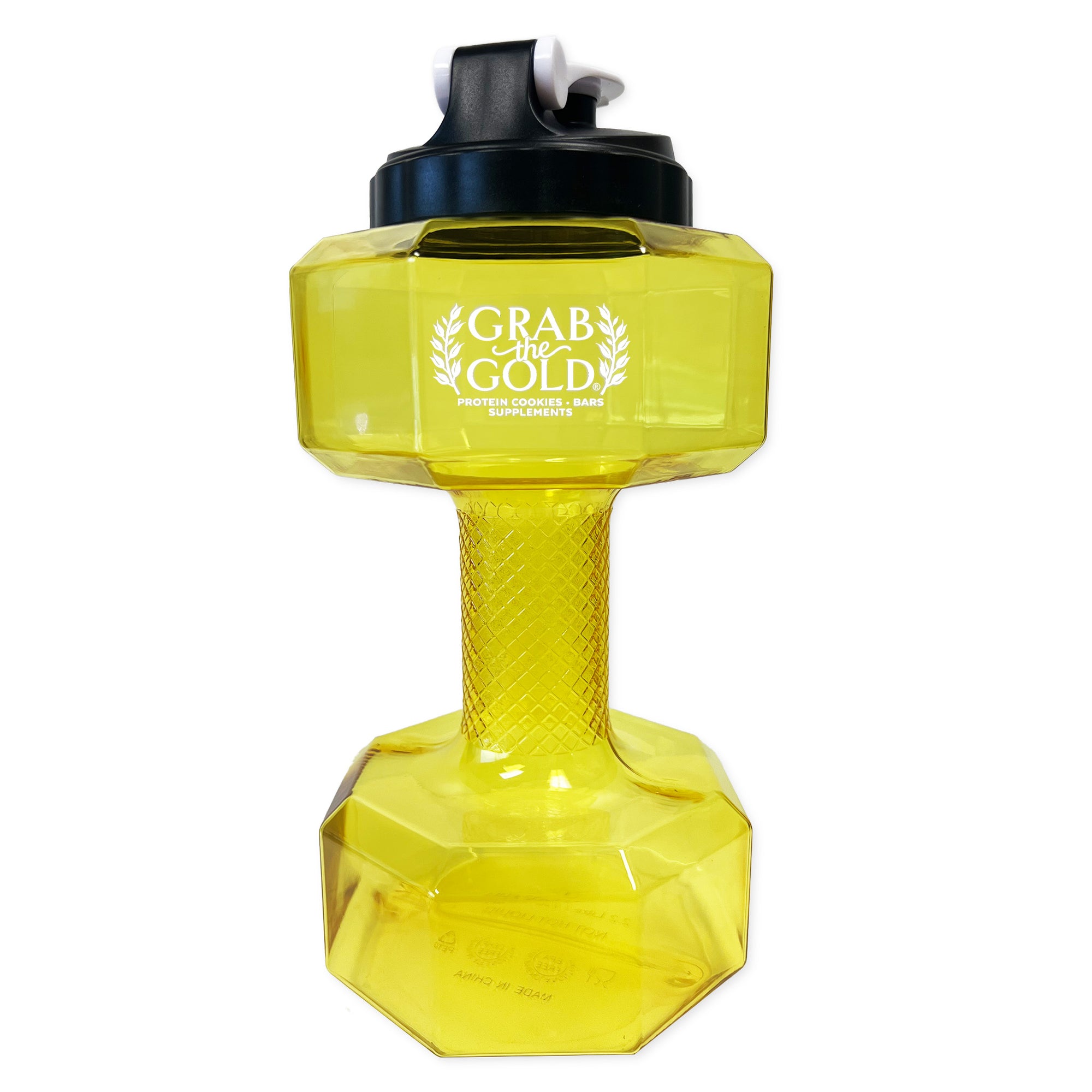 Dumbbell Water Bottle 1/2 Gallon (2.2L)