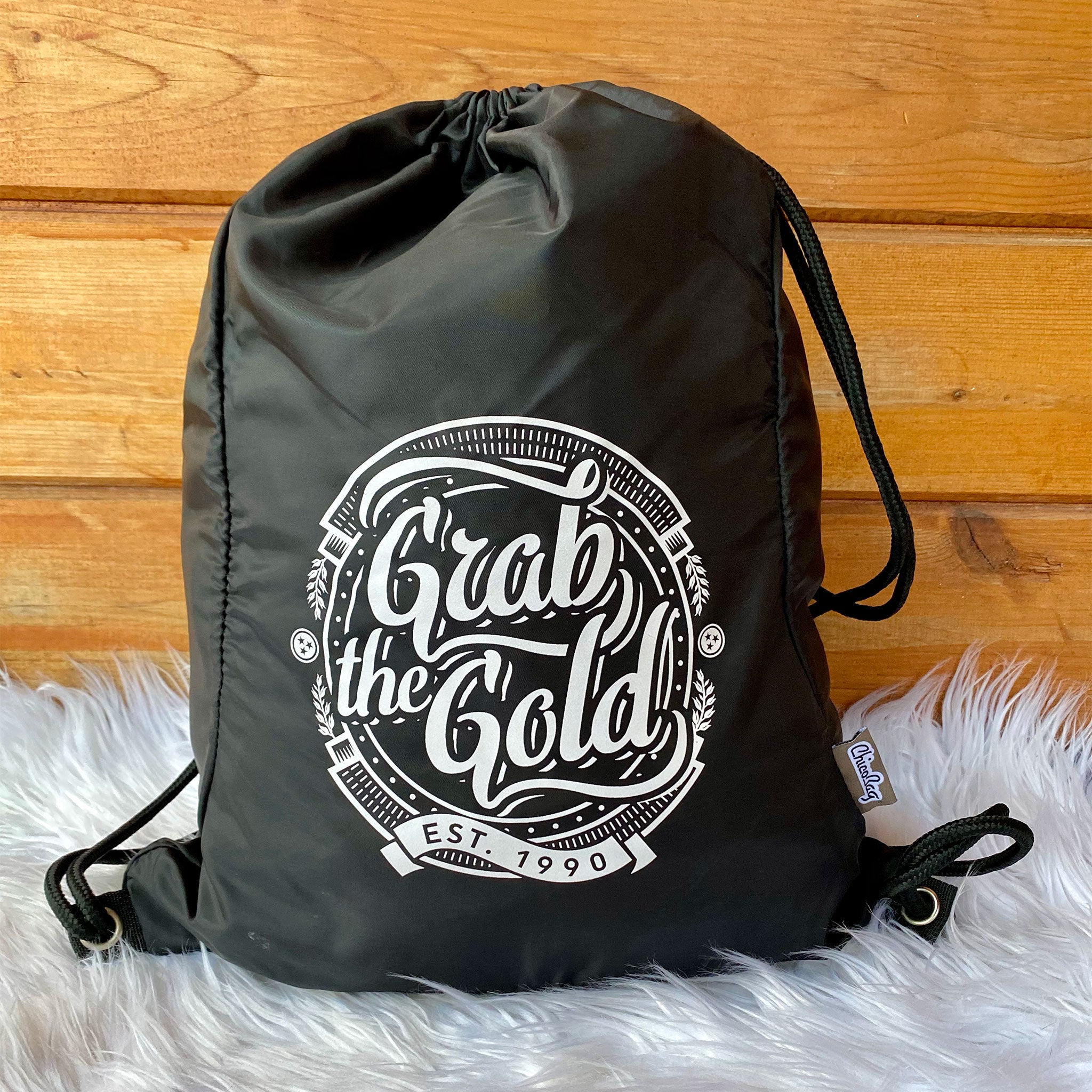 Drawstring Backpack - Cinch Sack - Gym Bag - Race Bag